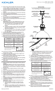 Manual Kichler 2682PN Hatteras Lamp