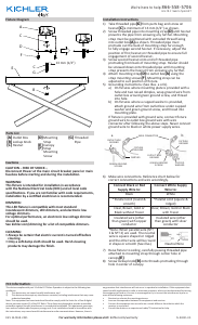 Manual de uso Kichler 84321MBK Caputo Lámpara