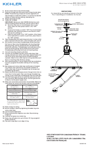 Manual Kichler 2691PN Hatteras Lamp