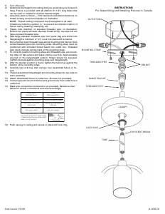 Manual Kichler 2666PN Hatteras Lamp