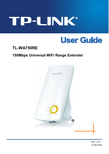 Handleiding TP-Link TL-WA750RE Range extender