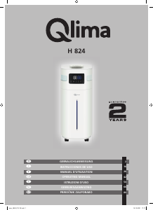 Manual de uso Qlima H824 Humidificador