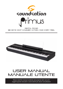 Manuale Soundstation Primus Pianoforte digitale