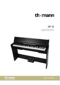 Manual Thomann DP-33 Digital Piano
