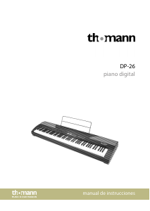 Manual de uso Thomann DP-26 Piano digital