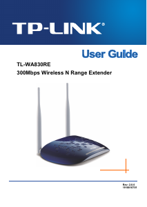 Handleiding TP-Link TL-WA830RE Range extender