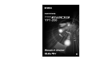 Manuale Yamaha PSR-E203 Tastiere digitale