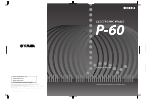 Manuale Yamaha P-60 Pianoforte digitale