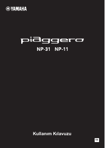 Kullanım kılavuzu Yamaha NP-31 Piaggero Dijital piyano