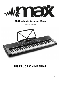 Manual Max KB4 Digital Keyboard