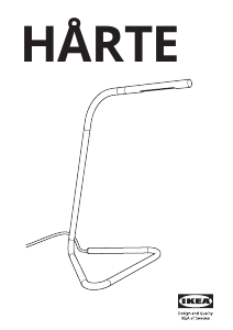 Priročnik IKEA HARTE Svetilka