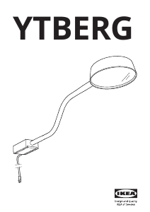 Manual IKEA YTBERG Lampă