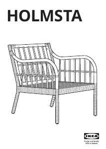 Bruksanvisning IKEA HOLMSTA Lenestol