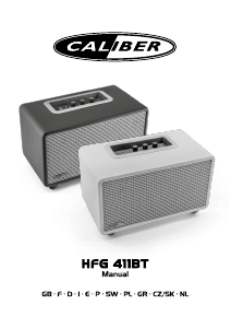 Manual de uso Caliber HFG411BT/W Altavoz