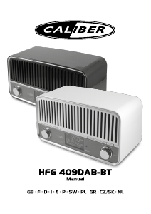 Návod Caliber HFG409DAB-BT Rádio