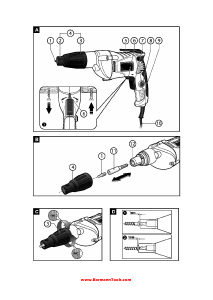 Manual Bormann BSD7100 Screw Driver