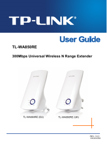 Mode d’emploi TP-Link TL-WA850RE Répéteur