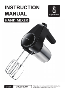 Bedienungsanleitung Aigostar 300103LYM Handmixer