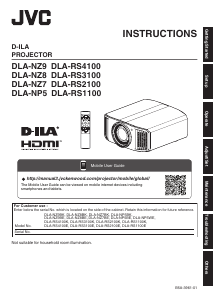 Manual JVC DLA-NP5B Projector