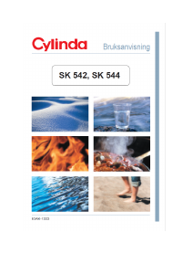 Bruksanvisning Cylinda SK 542 Spis