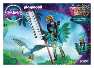 Handleiding Playmobil set 70802 Ayuma Knight fairy met totemdier