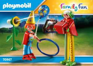 Instrukcja Playmobil set 70967 Circus Cyrkowy klaun