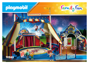 Brugsanvisning Playmobil set 70963 Circus Playmo-cirkus