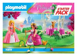 Mode d’emploi Playmobil set 70819 Fairy Tales Starter pack princesses et jardin fleuri