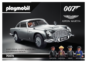 Bruksanvisning Playmobil set 70578 James Bond James bond aston martin db5 - goldfinger edition