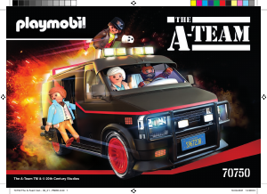 Manuale Playmobil set 70750 The A-Team Van