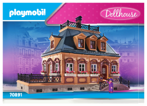 Manual Playmobil set 70891 Victorian Small victorian dollhouse