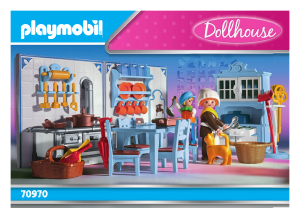 Manual Playmobil set 70970 Victorian Cozinha