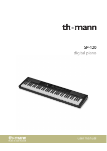 Manual Thomann SP-120 Digital Piano