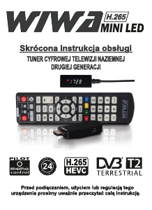 Instrukcja WIWA H.265 Mini LED Odbiornik cyfrowy