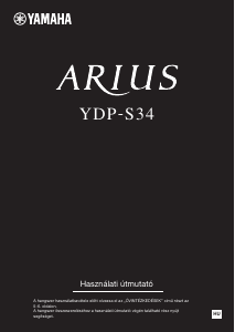 Használati útmutató Yamaha Arius YDP-S34 Digitális zongora