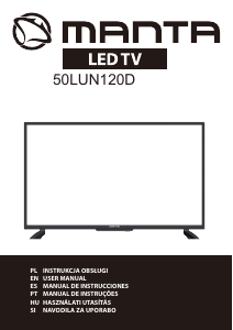 Priročnik Manta 50LUN120D LED-televizor