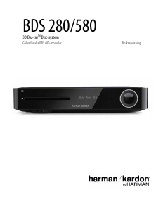Bruksanvisning Harman Kardon BDS 280 Blu-ray spelare