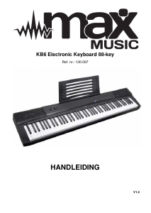 Handleiding Max KB6 Keyboard