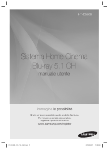 Manuale Samsung HT-C5900 Sistema home theater