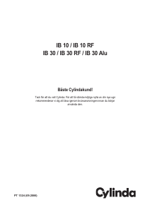 Bruksanvisning Cylinda IB 10 Ugn