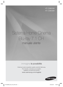 Manuale Samsung HT-C9950W Sistema home theater