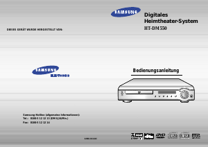 Bedienungsanleitung Samsung HT-DM550 Heimkinosystem