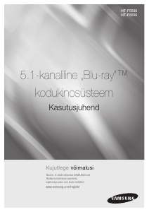 Kasutusjuhend Samsung HT-F5500 Kodukinosüsteem