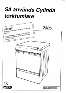 Bruksanvisning Cylinda 7305 Torktumlare