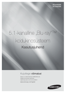 Kasutusjuhend Samsung HT-H4550R Kodukinosüsteem