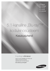 Kasutusjuhend Samsung HT-H5550 Kodukinosüsteem