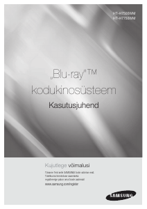 Kasutusjuhend Samsung HT-H7750WM Kodukinosüsteem