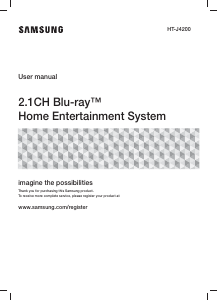 Manuale Samsung HT-J4200 Sistema home theater