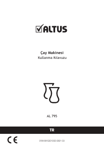 Kullanım kılavuzu Altus AL 795 Çay makinesi