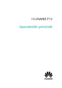 Priročnik Huawei P10 Mobilni telefon